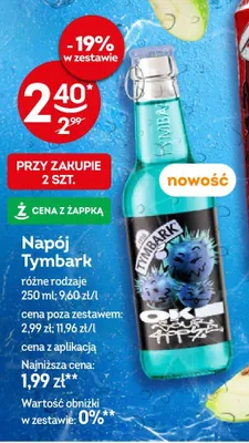 Napój Tymbark OK Sour & Fizzy promocja w Żabka