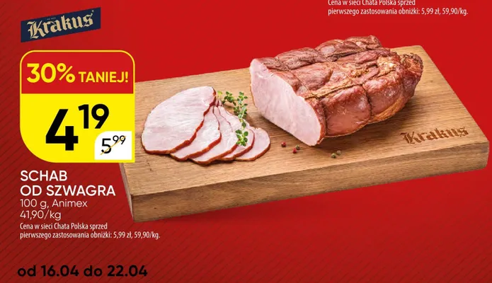 Schab od szwagra promocja w Chata Polska