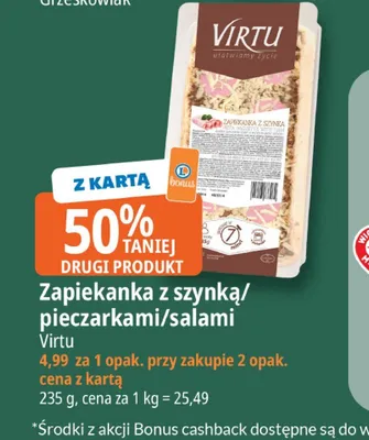 Zapiekanka z szynką Virtu promocja w Leclerc