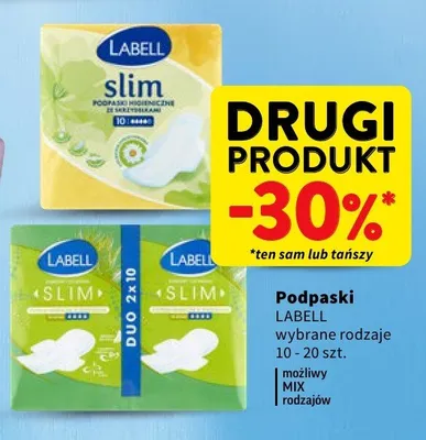 Podpaski wybrane rodzaje 10 - 20 szt. możliwy MIX rodzajów promocja w Intermarche
