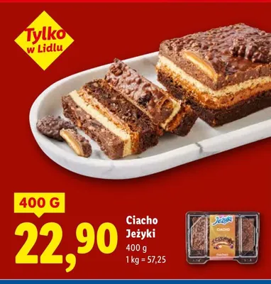 Ciącho Jeżyki promocja w Lidl