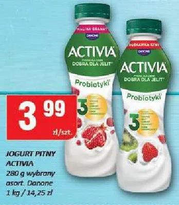 Jogurt pitny Probiotyki różne smaki promocja w Chorten