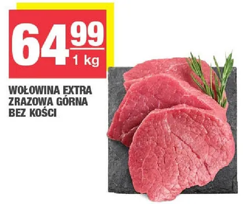 Wołowina extra zrażowa górna bez kości promocja w SPAR