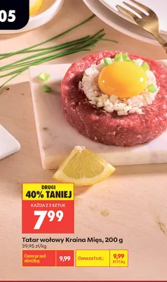 Tatar wołowy Kraina Mięs promocja w Biedronka