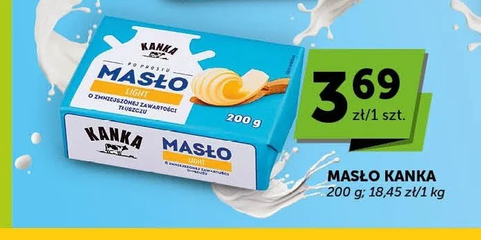 Masło Kanka light promocja w Euro Sklep