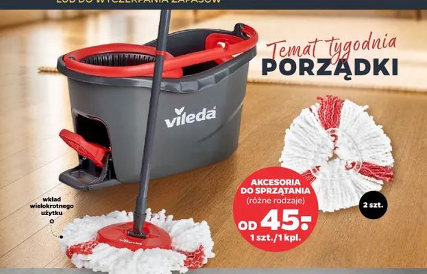 Akcesoria do sprzątania Vileda promocja w Netto