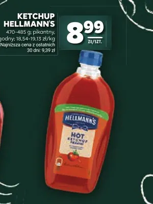 Ketchup Hellmann's Pikantny promocja w Stokrotka