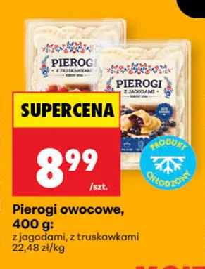 Pierogi owocowe z jagodami Nasze Smaki promocja w Biedronka