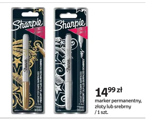 Marker permanentny złoty Sharpie promocja w Empik
