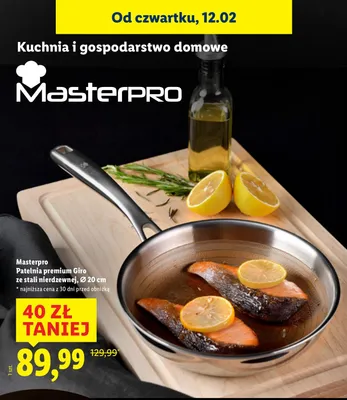 Patelnia premium Giro ze stali nierdzewnej, Ø 20 cm promocja w Lidl
