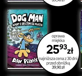 Książka Dog Man Aport z Oblężonego Miasta oprawa miękka promocja w Empik