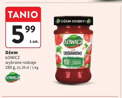 Dżem Łowicz promocja w Intermarche