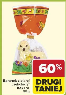 Baranek z białej czekolady promocja w Carrefour