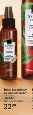 Spray zapachowy do pomieszczeń Avon Senses Essence Aromatyczna bergamotka i zielona herbata promocja w AVON