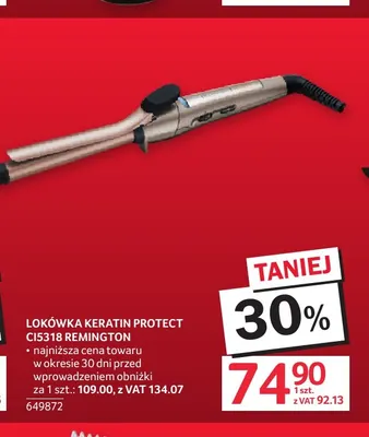 Lokówka Keratin Protect CI5318 Remington promocja w Selgros