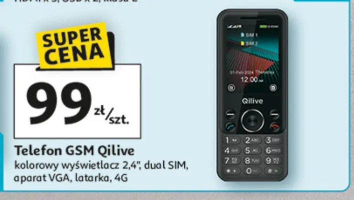 Telefon GSM promocja w Auchan