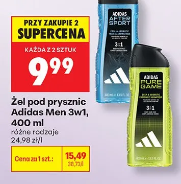 Żel pod prysznic Adidas Men 3w1 promocja w Biedronka
