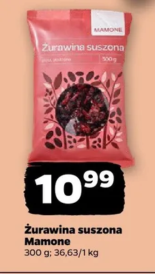 Żurawina suszona promocja w Netto