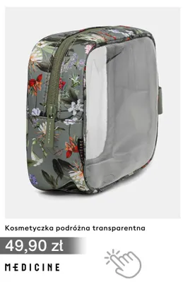Kosmetyczka podróżna transparentna Medicine promocja w Medicine
