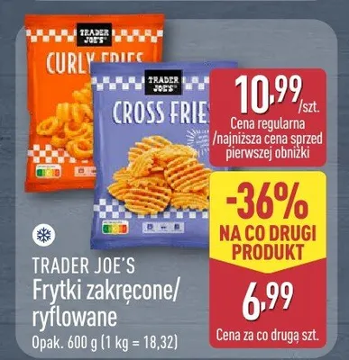 Frytki zakręcone TRADER JOE'S promocja w Aldi