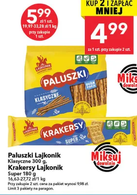 Paluszki klasyczne promocja w LEWIATAN
