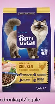 Karma dla kotów sucha, Fresh Meat kurczak promocja w Biedronka Home