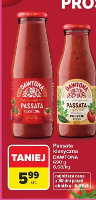 Passata klasyczna Dawtona promocja w Carrefour