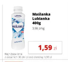 Maślanka Lubianka promocja w Torimpex Toruńska Sieć Sklepów Spożywczych