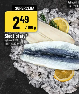 Śledź płaty promocja w POLOmarket