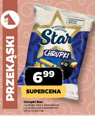 Chrupki Star o smaku sera z ziemniakami promocja w Netto