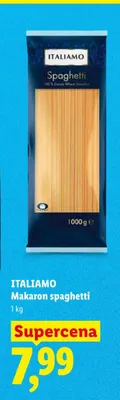 Makaron spaghetti Italiamo promocja w Lidl