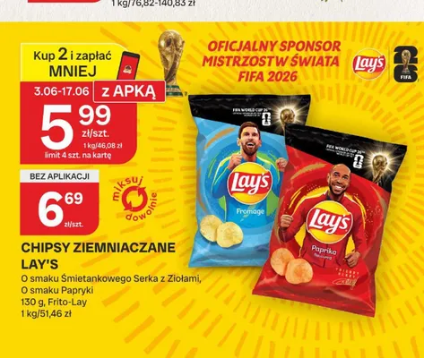 Chipsy ziemniaczane Lay's promocja w Chorten