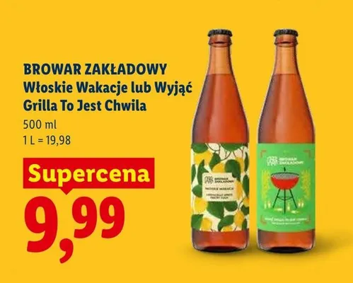 Piwo Browar Zakładowy promocja w Lidl