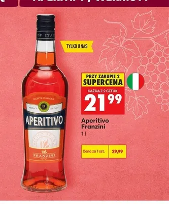 Aperitivo Franzini promocja w Biedronka