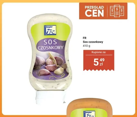 Sos czosnkowy FR promocja w Dino