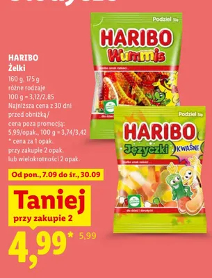Żelki Wummis Haribo promocja w Lidl