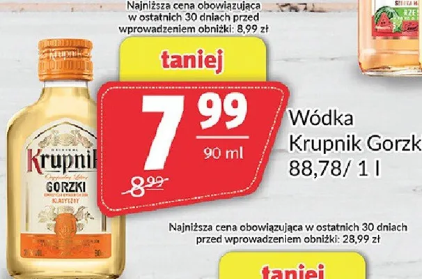 Wódka Krupnik Gorzki promocja w Prim Market