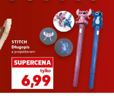 Długopis z projektorem Stitch promocja w Kaufland