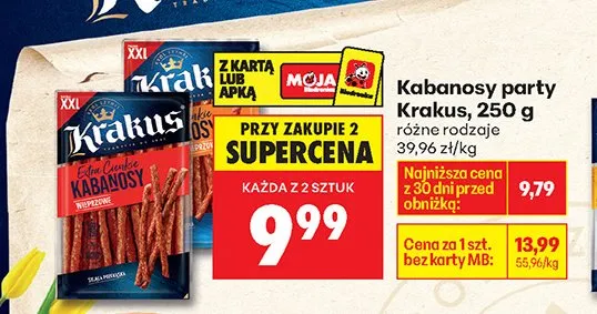 Kabanosy party promocja w Biedronka