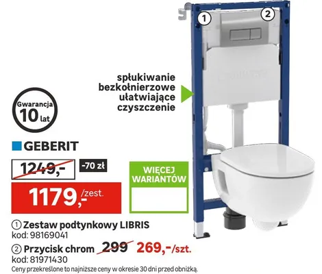 Zestaw podtynkowy LIBRIS promocja w Leroy Merlin