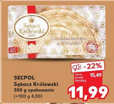 Sekacz Królewski promocja w Kaufland