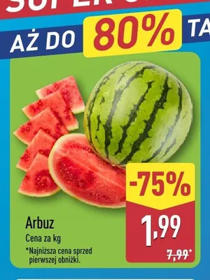 Arbuz promocja w Aldi
