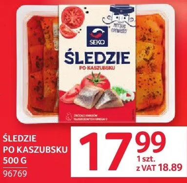 Śledzie po kaszubsku promocja w Selgros