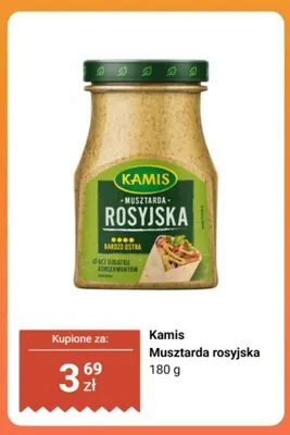 Musztarda rosyjska Kamis promocja w Biedronka