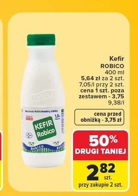Kefir Robico promocja w Carrefour
