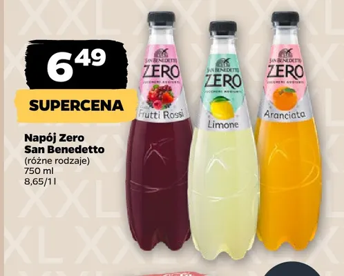 Napój Zero San Benedetto Limone promocja w Netto