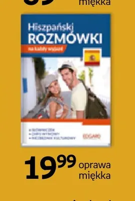 Książka Hiszpański Rozmówki Edgard oprawa miękka promocja w Empik