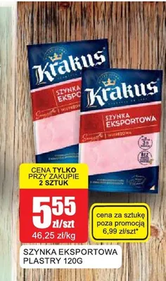 Szynka Eksportowa Krakus promocja w Bingo
