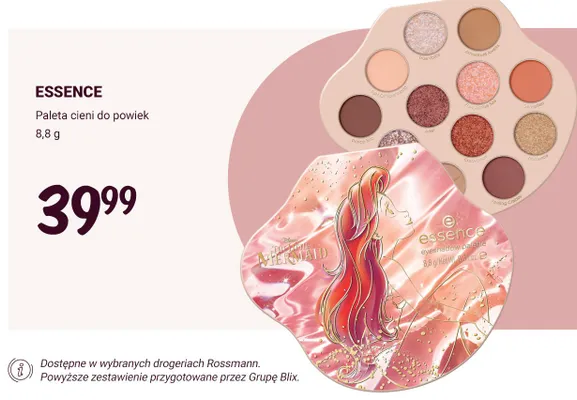 Paleta cieni do powiek promocja w Rossmann