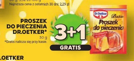 Proszek do pieczenia promocja w Stokrotka